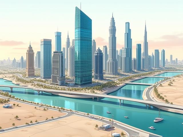 خريطة مكتبنا في دبي، 707 شارع الشيخ زايد